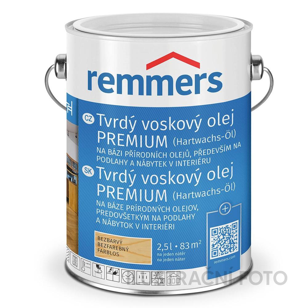 Remmers tvrdý voskový olej PREMIUM 7689 stříbřitě šedá 0,75 l