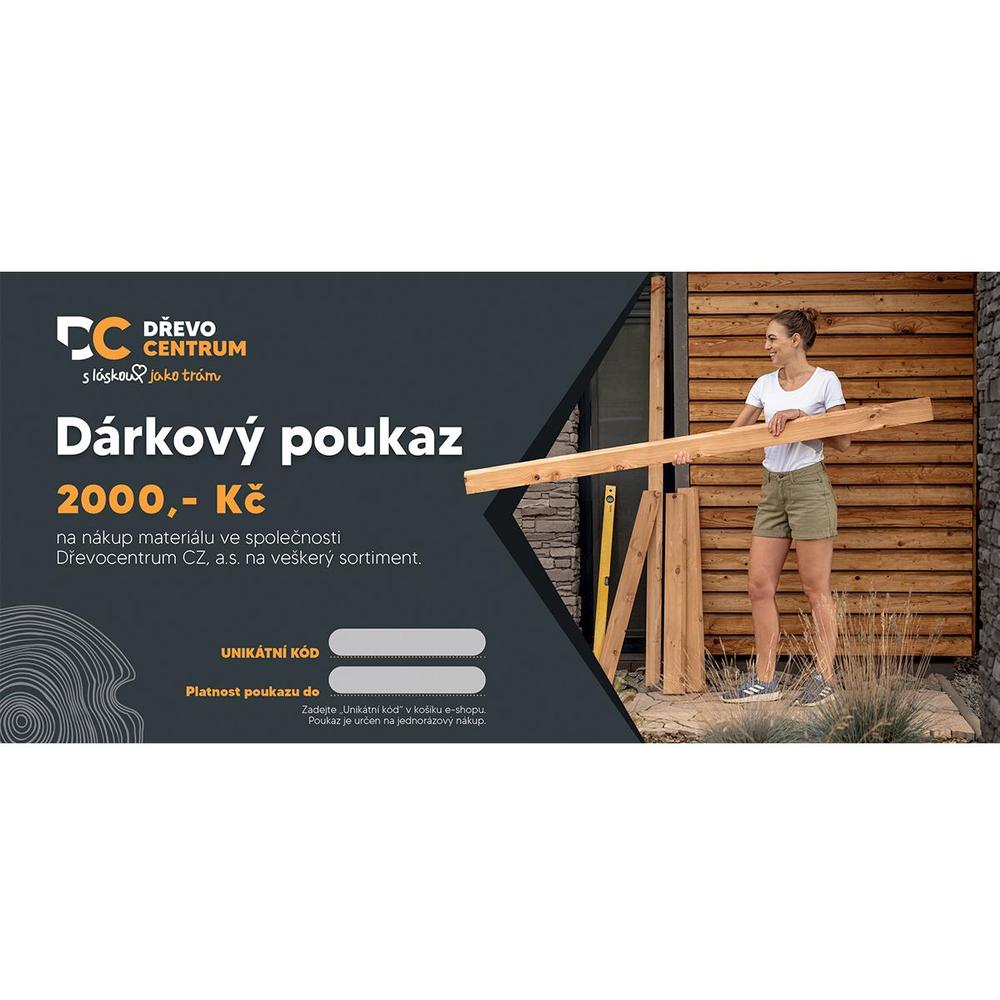 Dárkový poukaz 2 000 Kč