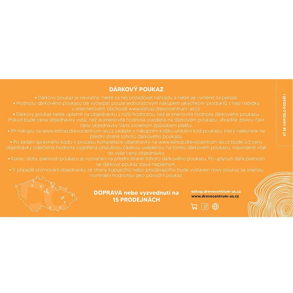 Dárkový poukaz 5 000 Kč