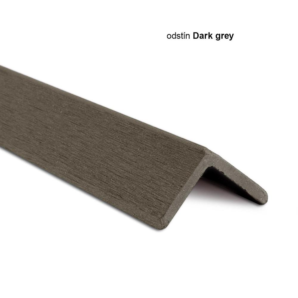 WPC zakončovací lišta 55 x 55 mm 2,9 m