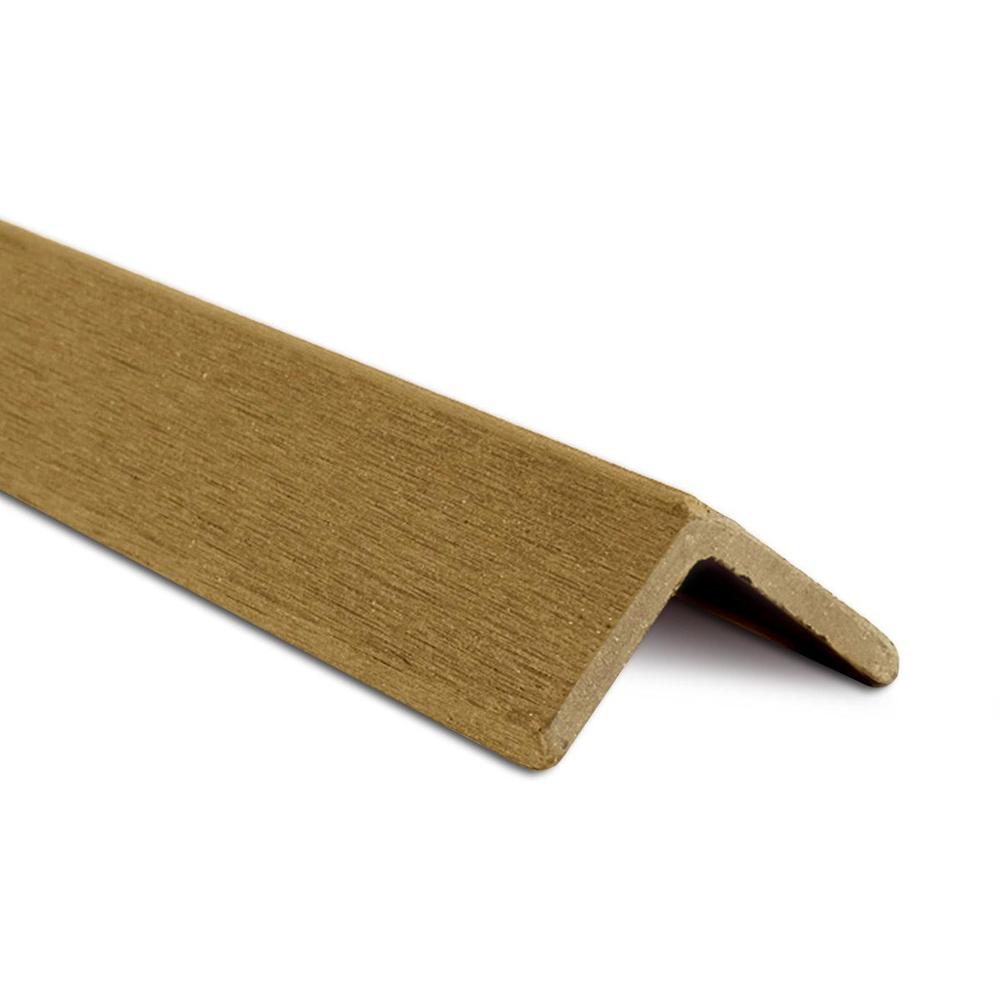 WPC zakončovací lišta 55 x 55 mm 2,9 m brownish red