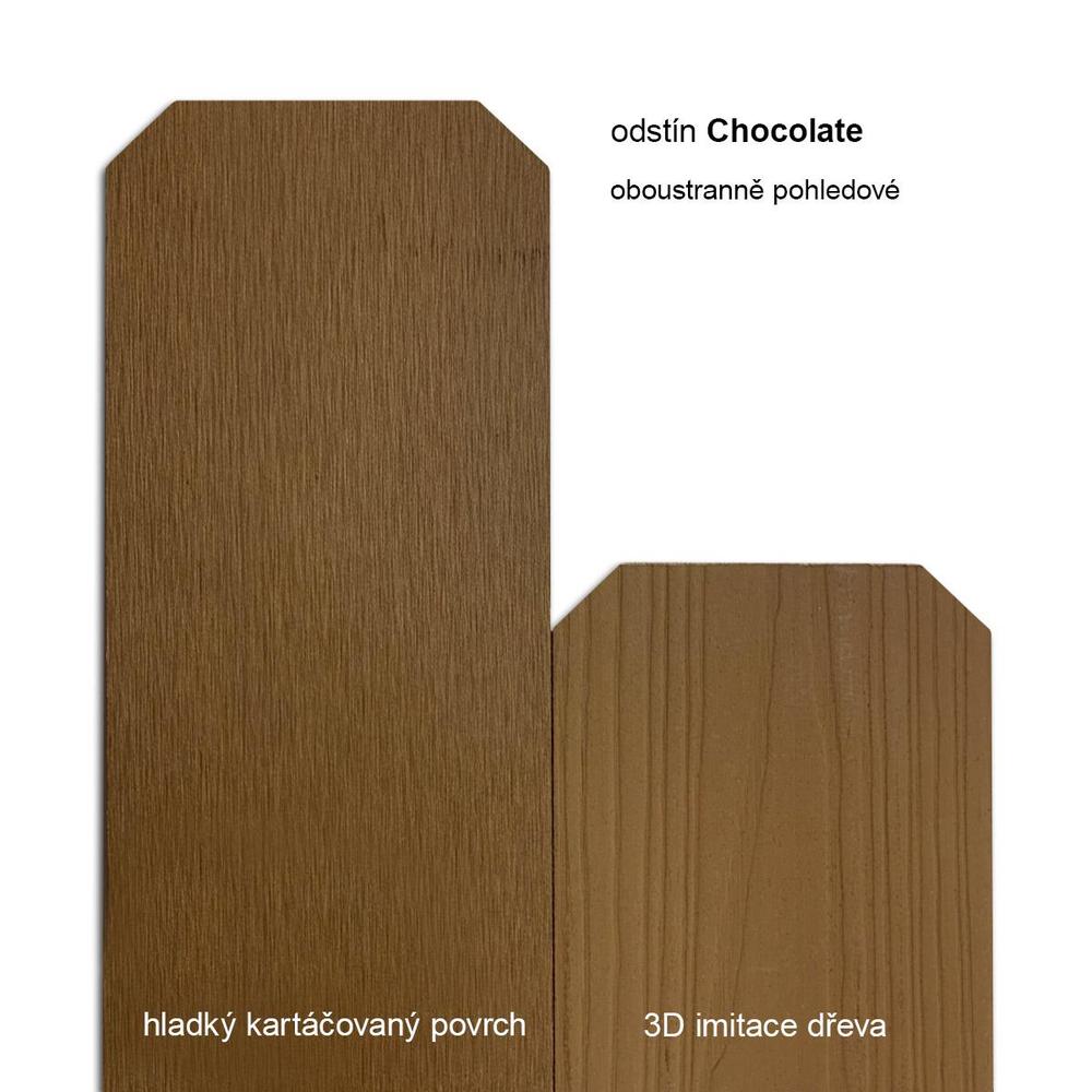 WPC plotovka 12 x 150 mm tříhranná hlava 1,2 m