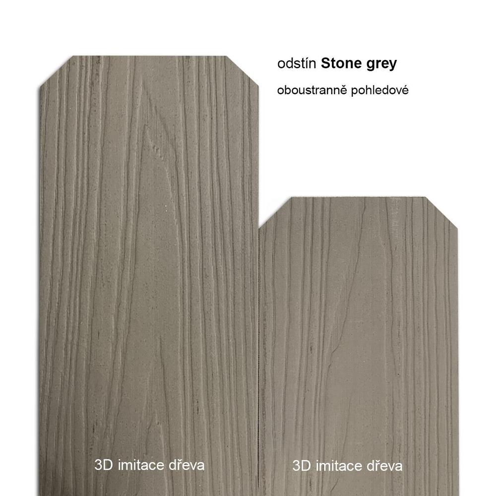 WPC plotovka 13 x 90 mm tříhranná hlava 1 m