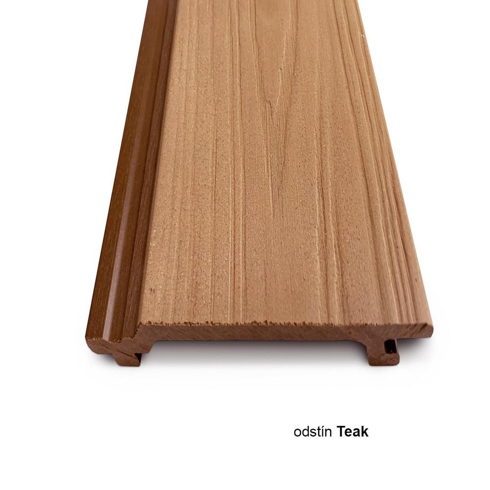 WPC fasádní profil 21 x 156 mm 2,9 m