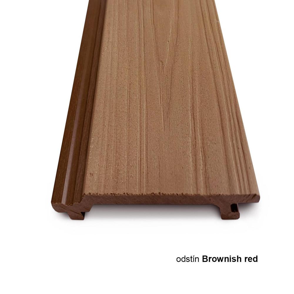 WPC fasádní profil 21 x 156 mm 2,9 m