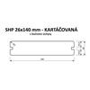 Terasa thermosmrk SHP 26 x 140 mm kartáčovaná