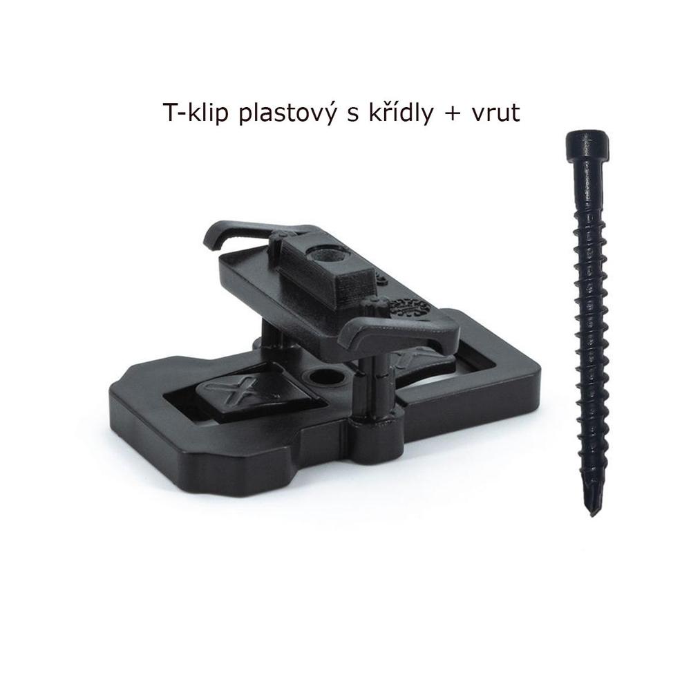 T-klip plastový
