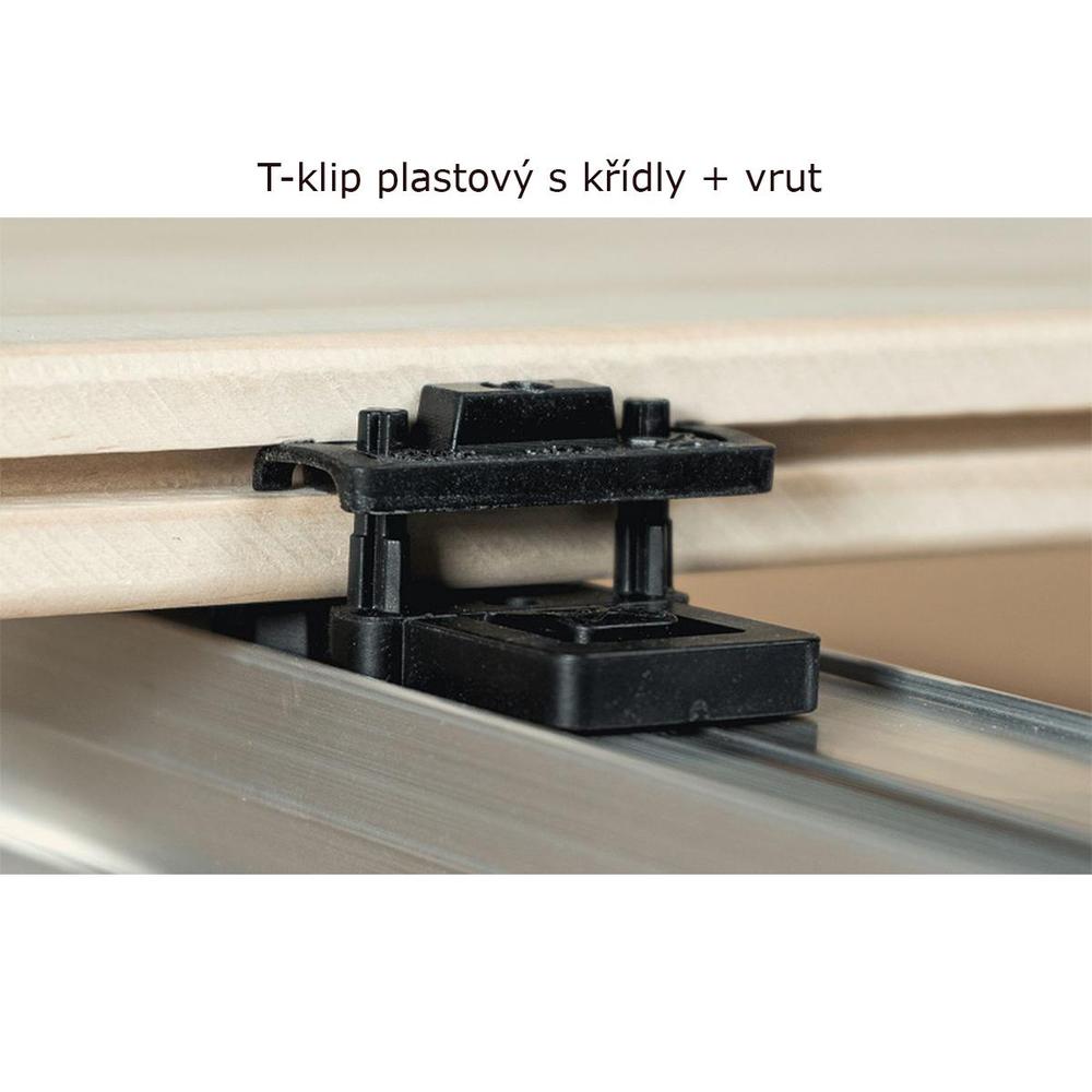 T-klip plastový
