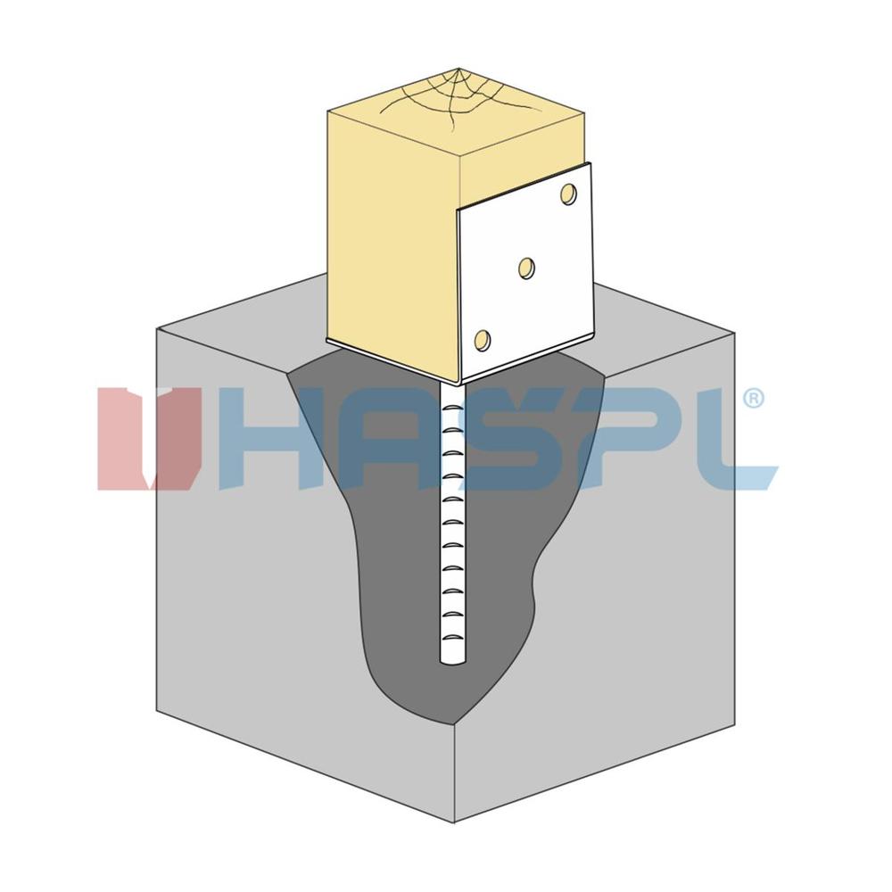 Kotevní patky do betonu typ L
